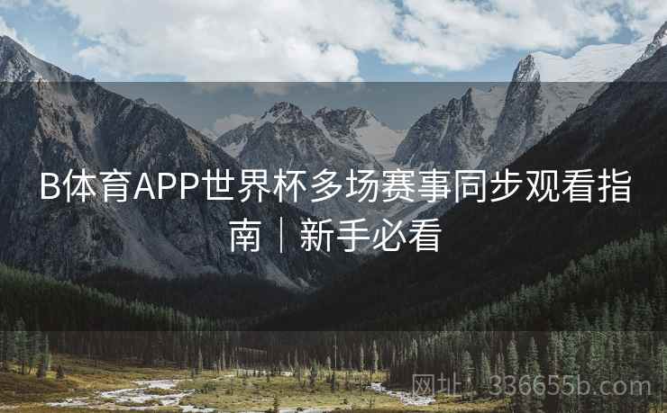 B体育APP世界杯多场赛事同步观看指南|新手必看