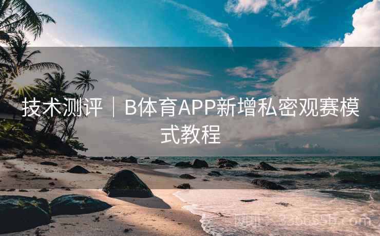 技术测评|B体育APP新增私密观赛模式教程